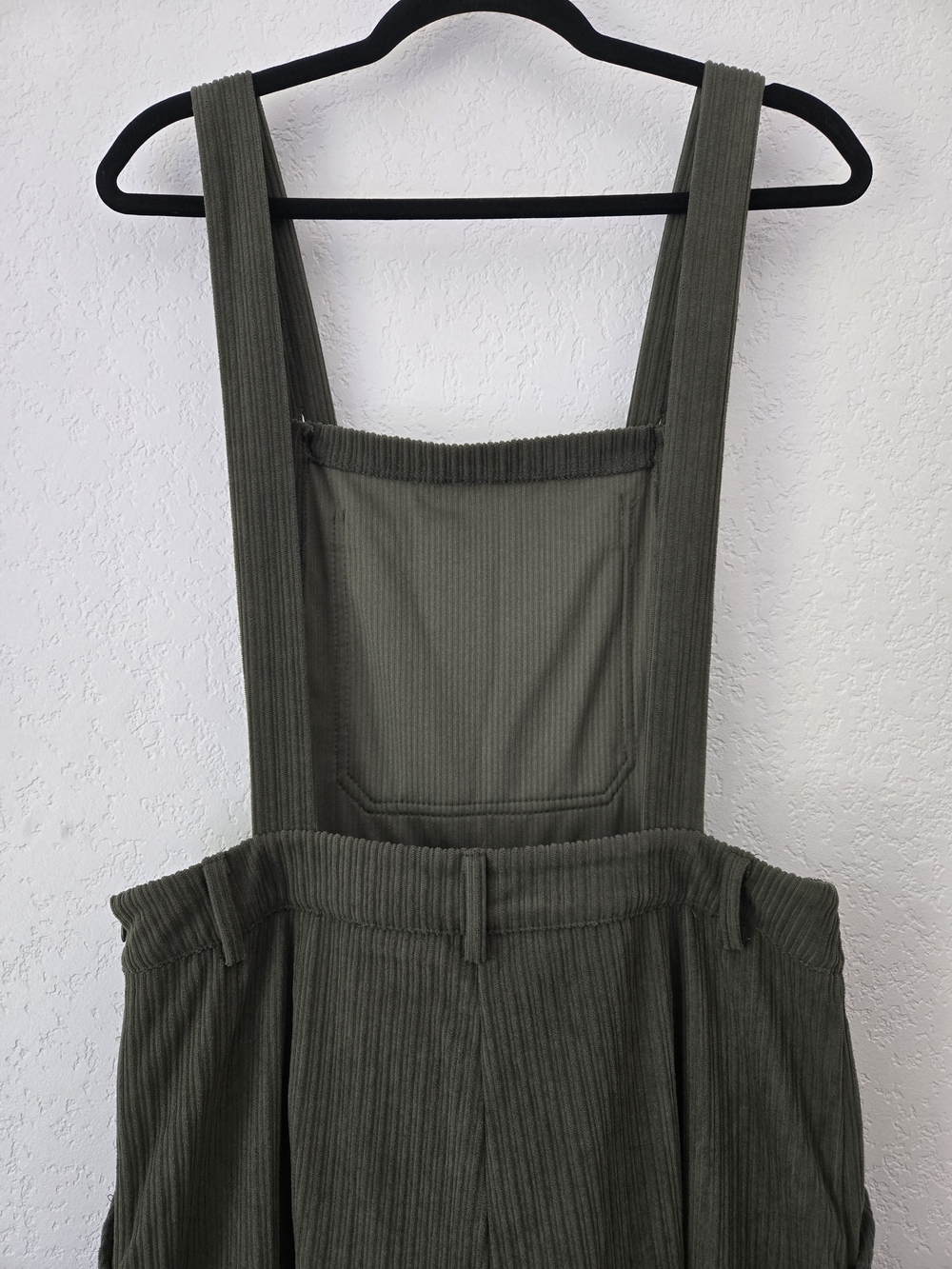 Cider Olive Green Corduroy Overall Jumpsuit - Picture 2 of 7